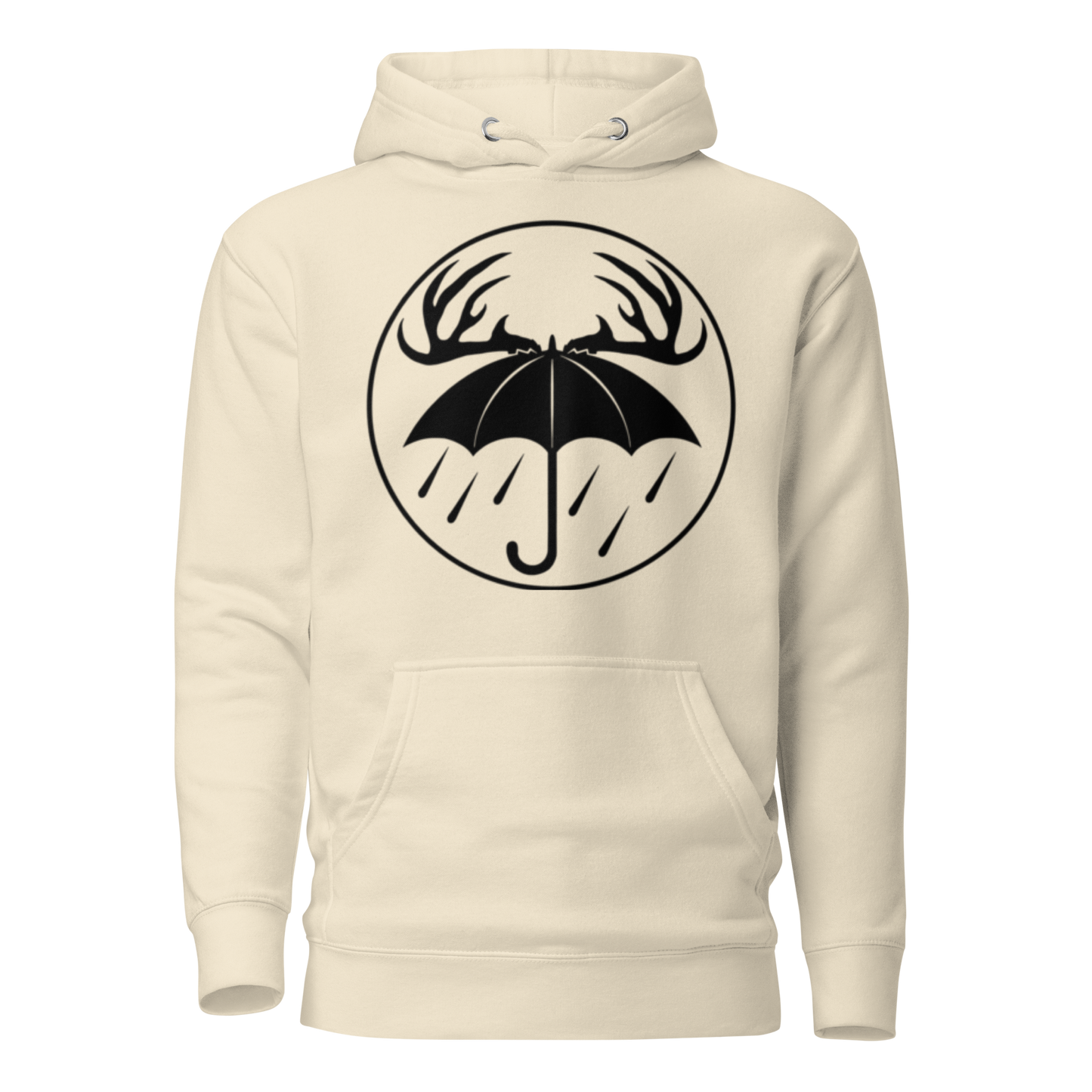 Black Rainy Days Logo Hoodie