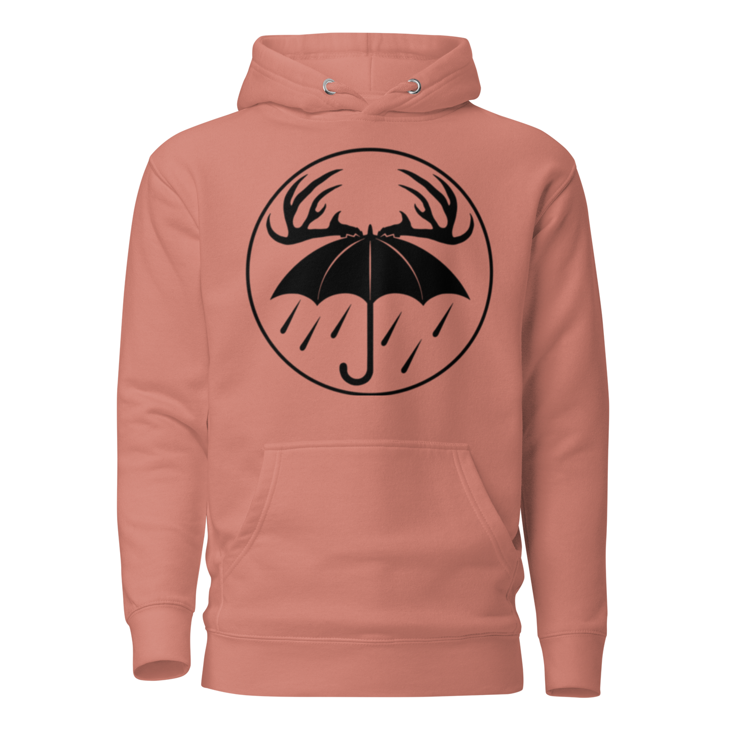 Black Rainy Days Logo Hoodie
