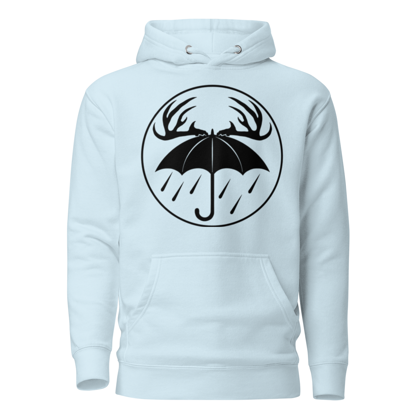 Black Rainy Days Logo Hoodie