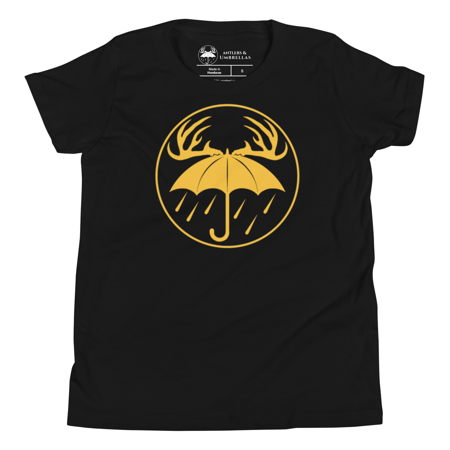 Youth Golden Rainy Days Logo Tee