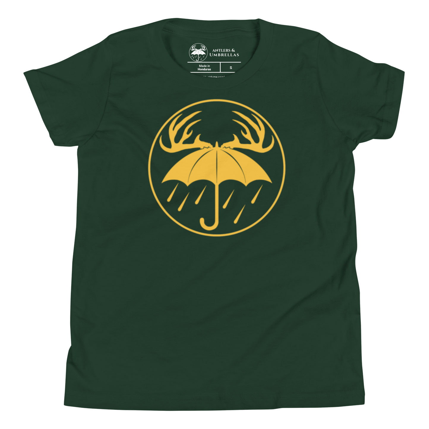 Youth Golden Rainy Days Logo Tee