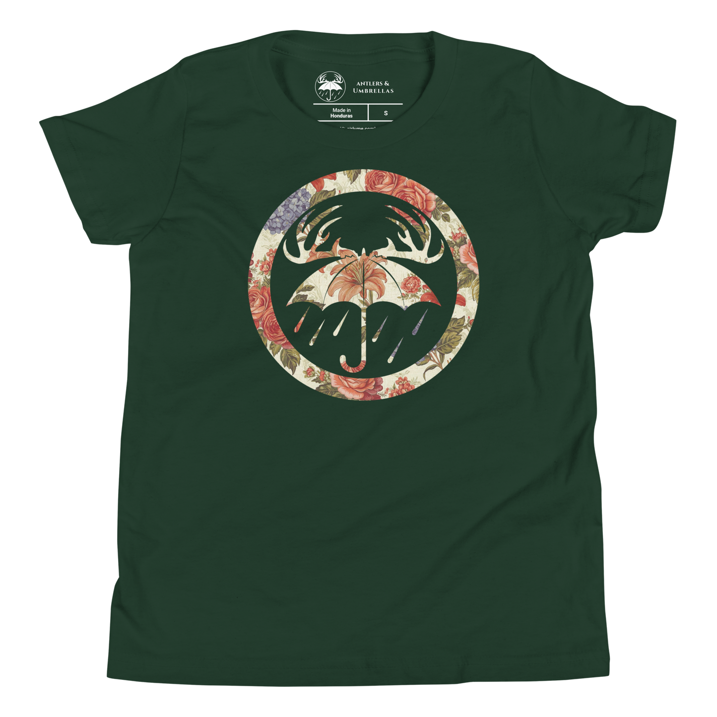 Youth Floral Rainy Days Tee