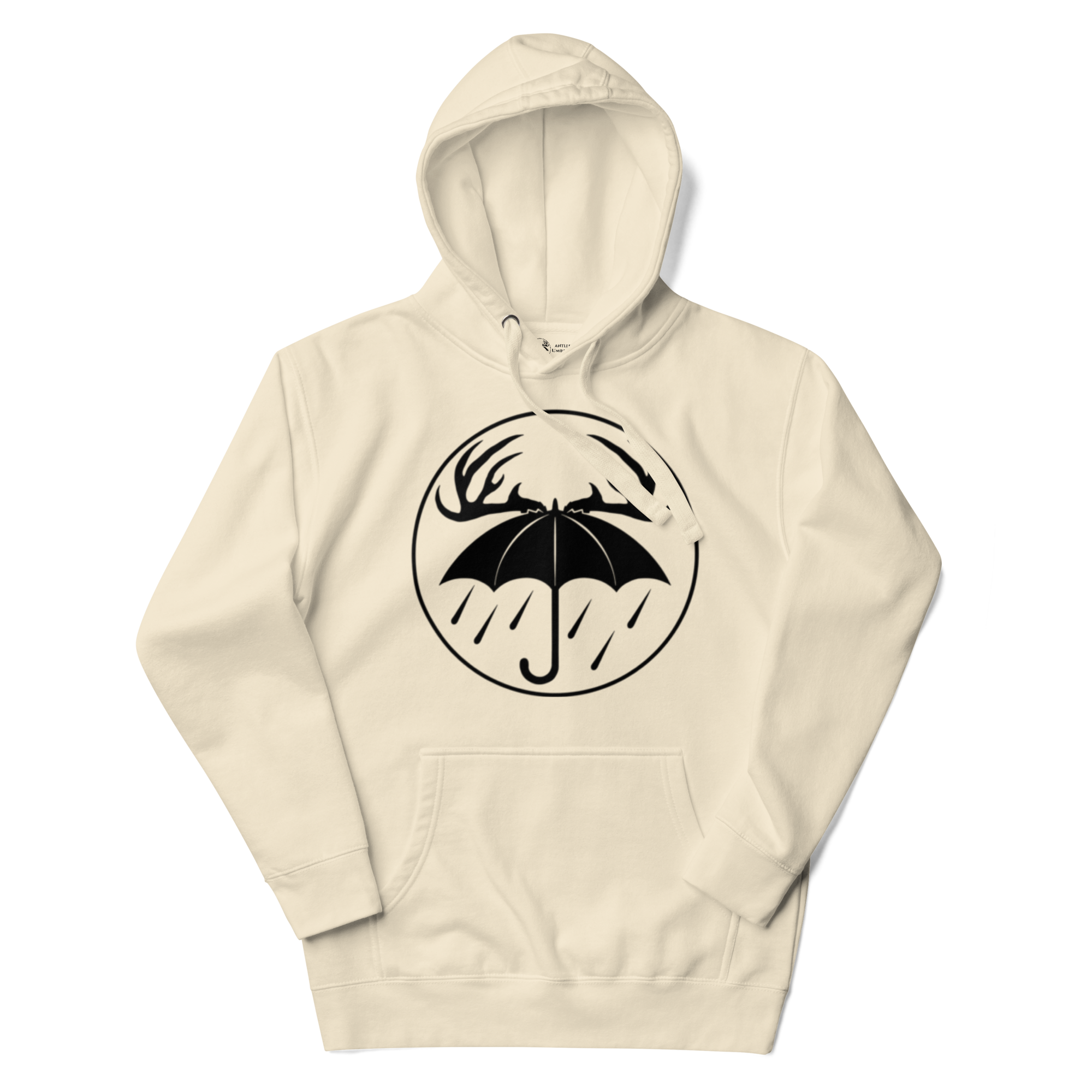 Black Rainy Days Logo Hoodie