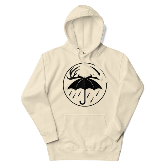 Black Rainy Days Logo Hoodie