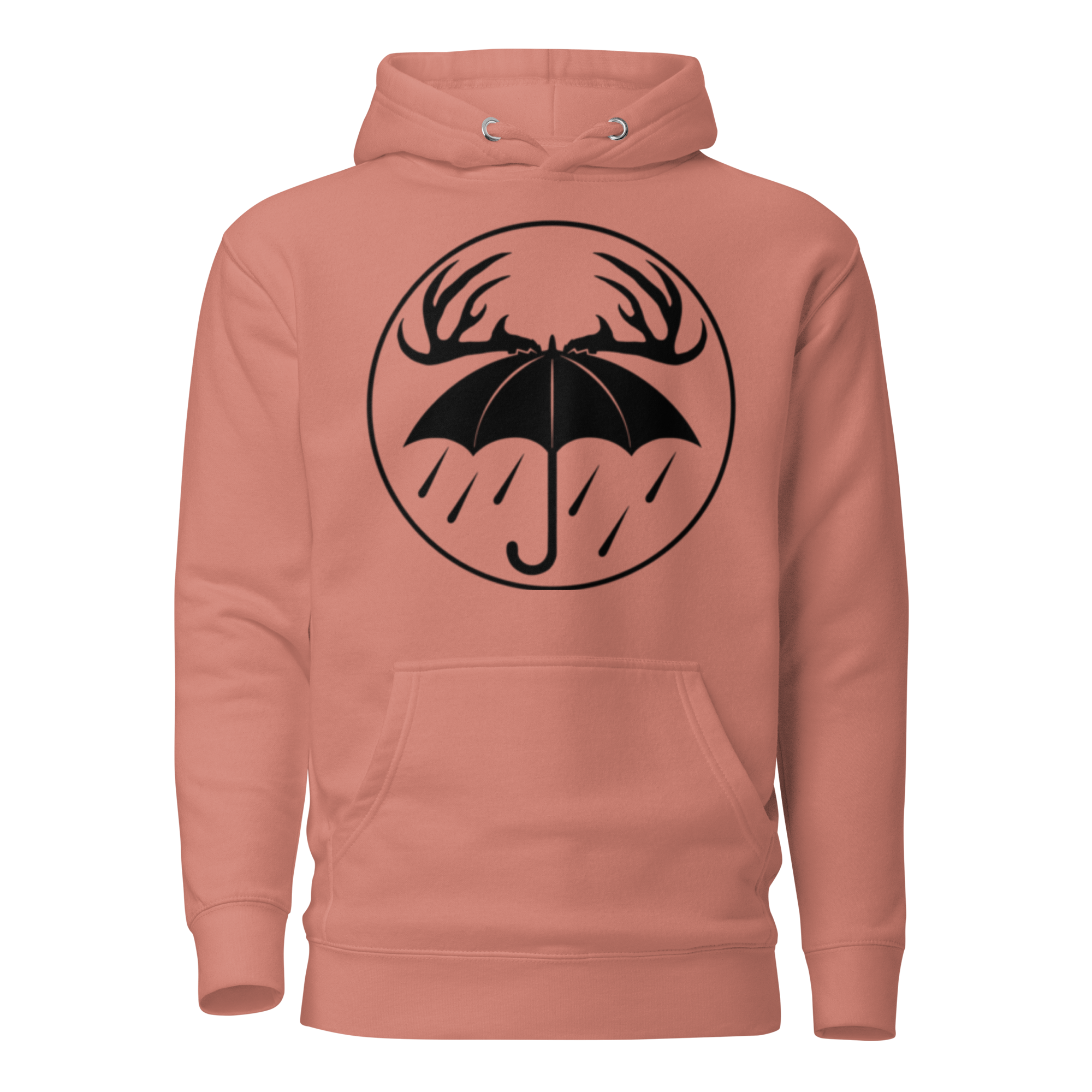 Black Rainy Days Logo Hoodie