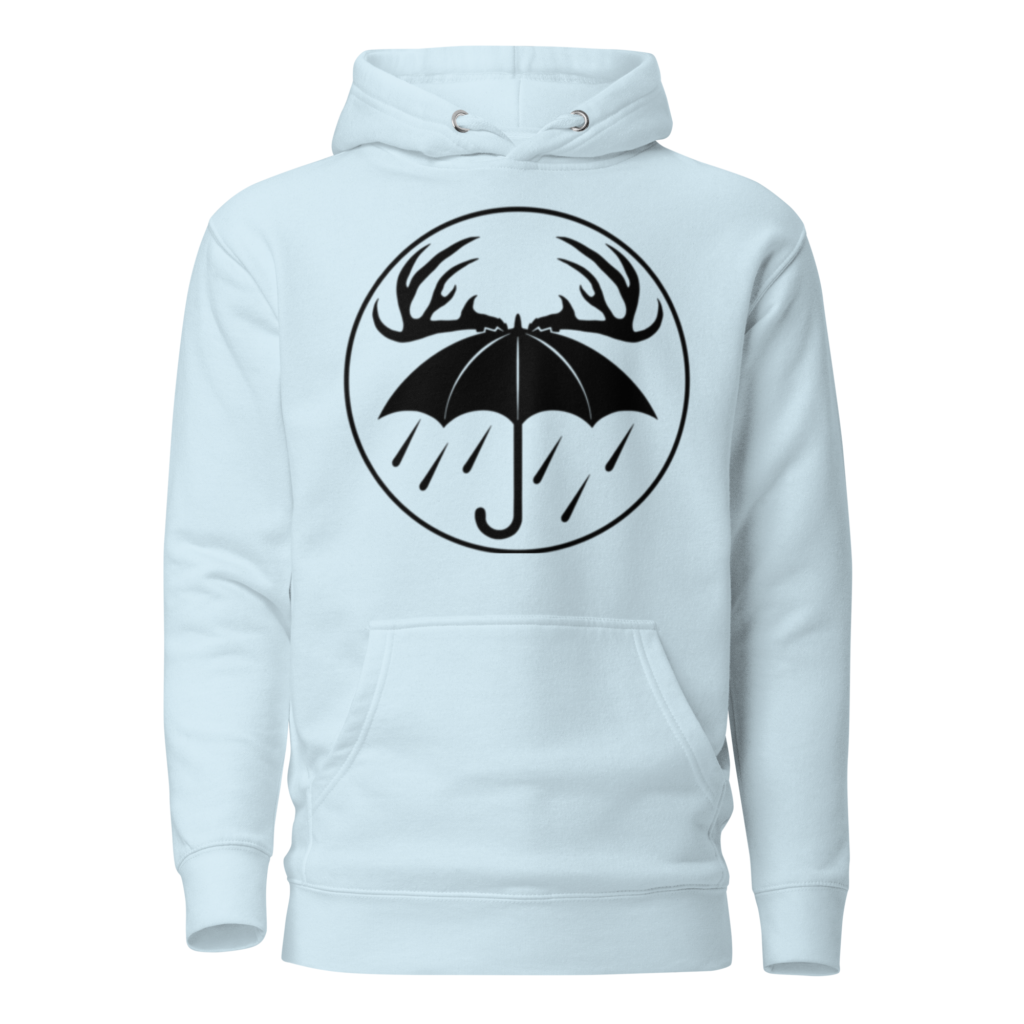 Black Rainy Days Logo Hoodie