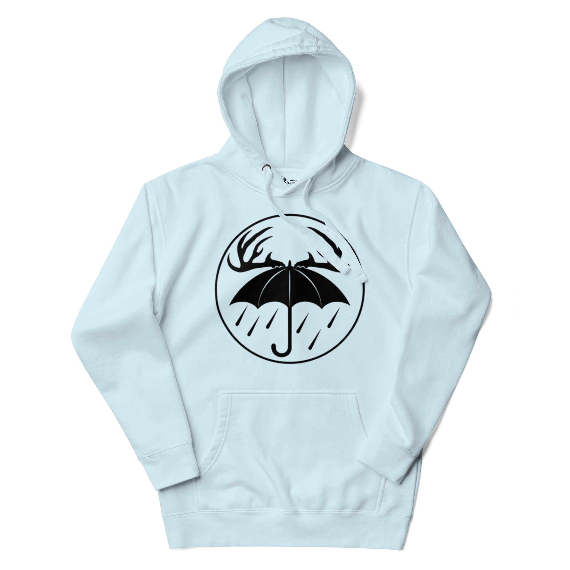 Black Rainy Days Logo Hoodie