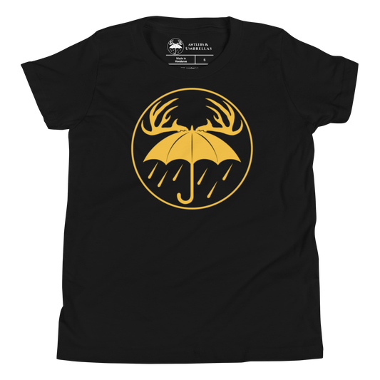 Youth Golden Rainy Days Logo Tee